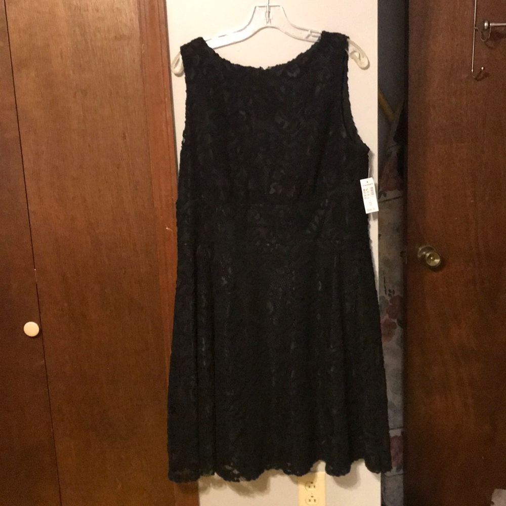 Black lace dress NWT
